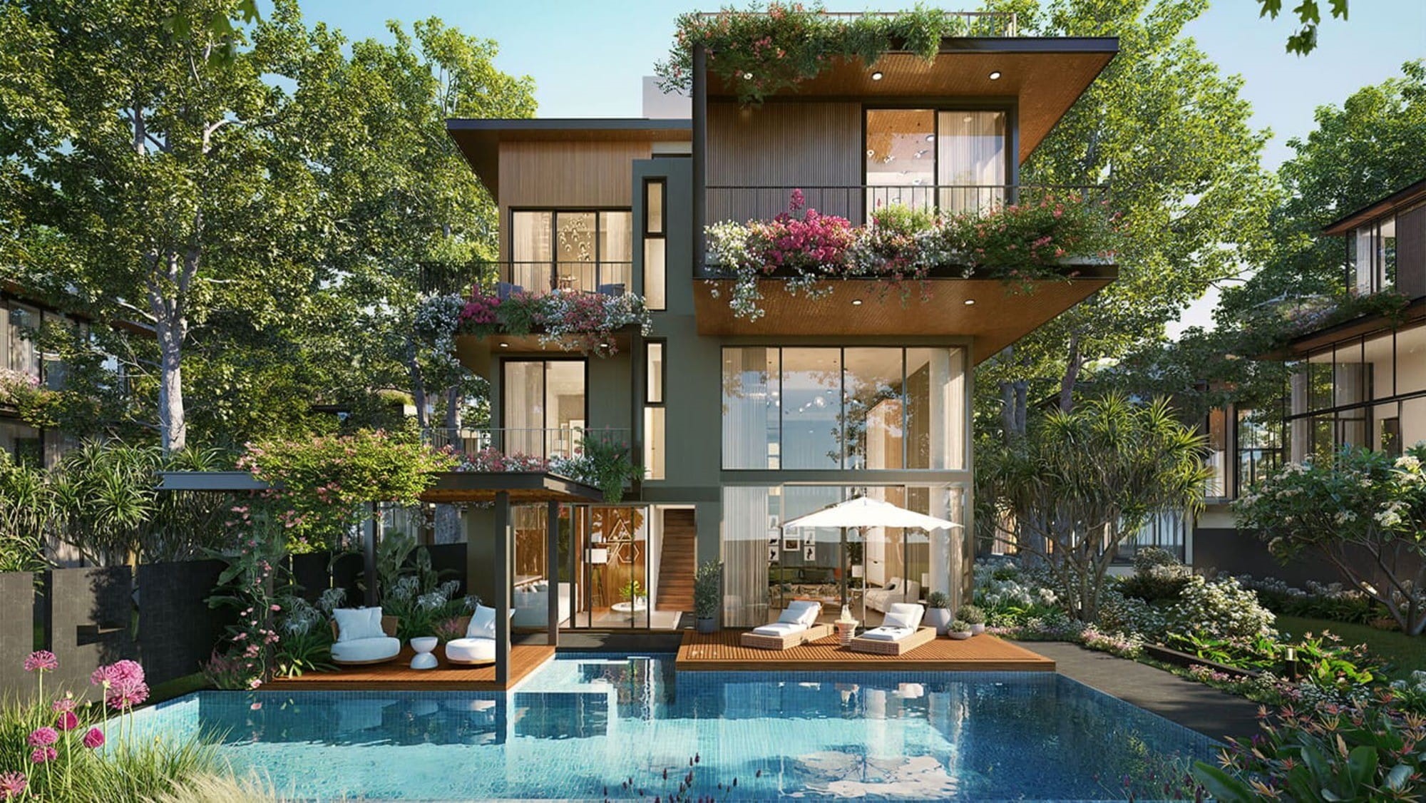 Biệt thự đơn lập Forestia Park với hồ bơi riêng